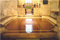 Victorian tiles in a church – deep clean and finish