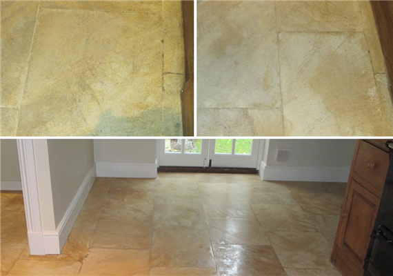 Correct Finishing of a Cotswold Limestone Floor