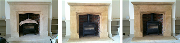 See this fireplace age before your eyes!