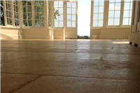 Limestone flagstones – conservatory clean and finish