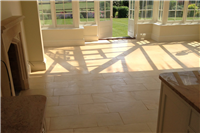 Limestone flagstones – deep clean and finish