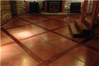 Terracotta with wood – full strip, deep clean and finish