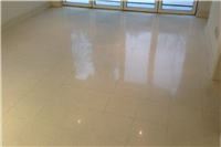 Lld Terrazzo in living space – full grind, polish and finish