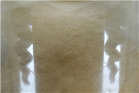 Travertine resurfacing, high polishing and finishing